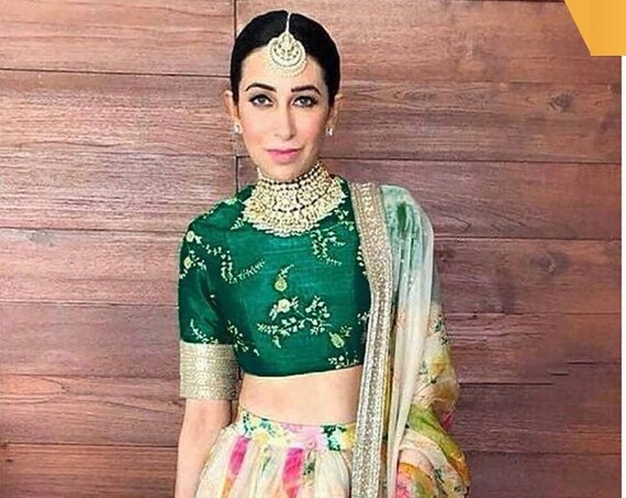 Lehenga choli for women Sabyasachi inspired digital printed heavy Silk Skirt / Chaniya choli/Gagra choli/Girls traditional indiawear