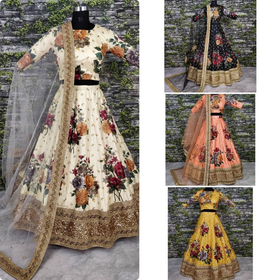 Sequin work lehnga choli/ gagra choli/chaniya choli/ partywear/ indianwear