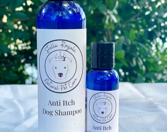 Champú natural para perros / Antipicazón, suave, ecológico, apto para lamer / Stella Royale Pets