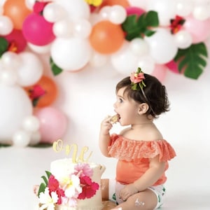 Hibiscus Baby Nylon Headband, Tropical Headband