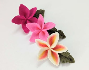 Plumeria Hair Clip, Moana Hair Clip, Baby Moana Hair Clip