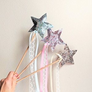 Magic Wand, Star Wand, Halloween Wand, Party Wand, Glitter Wand, Princess Wand