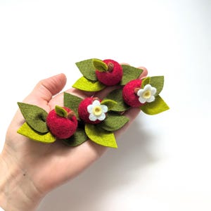 Apfel-Haarspange, Baby-Stirnband, Back to Scholl Accessories, Back to School