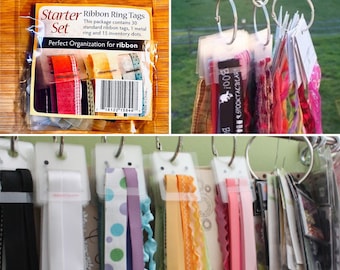 Original Ribbon Ring Ribbon Organizer kit (30 tags, 1 ring, 15 inventory dots)