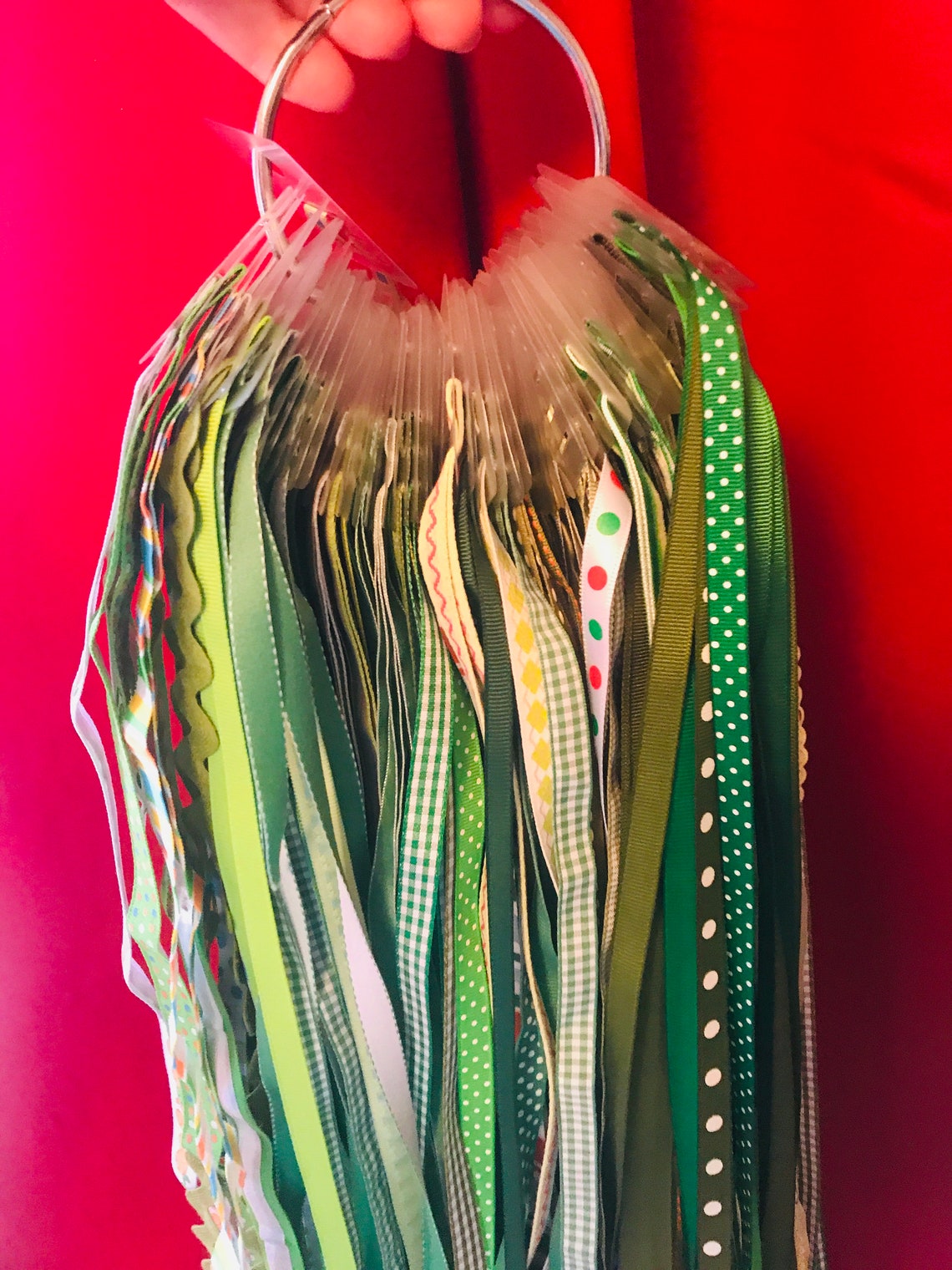 Original Ribbon Ring Ribbon Organizer Kit 30 Tags 1 Ring 15 Etsy