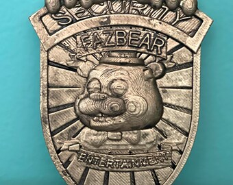 Official FNAF Fazbear Security Badge Pin (Bronze) 📛