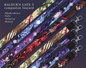 PREORDER | Baldur's Gate 3 Lanyard - Astarion, Gale, Shadowheart, Halsin
