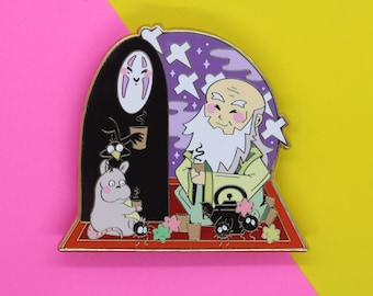 Spirit Time Tea Party Enamel Pin (Nighttime Variant)