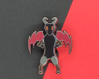 Jersey Devil Creepy Crawly Cryptid 1.5 inch Hard Enamel Pin