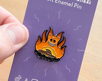 Spooky Scary Campfire Soft Enamel Pin