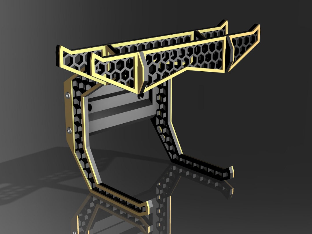 3D Printed Wall Mount for 1/24 RC Crawler and Transmitter SCX24 TRX4M