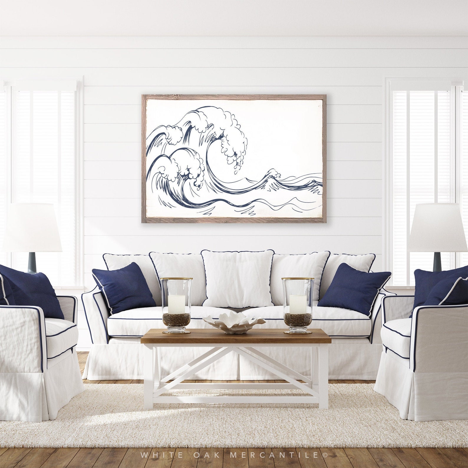 Ocean Wall Art Ocean Decor Ocean Sign Nautical Decor Whale | Etsy