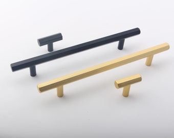 Hexagon Skåphandtag Knoppar Knopp Kökshandtag Guld Svart Kopparfärg Skåp Låda
