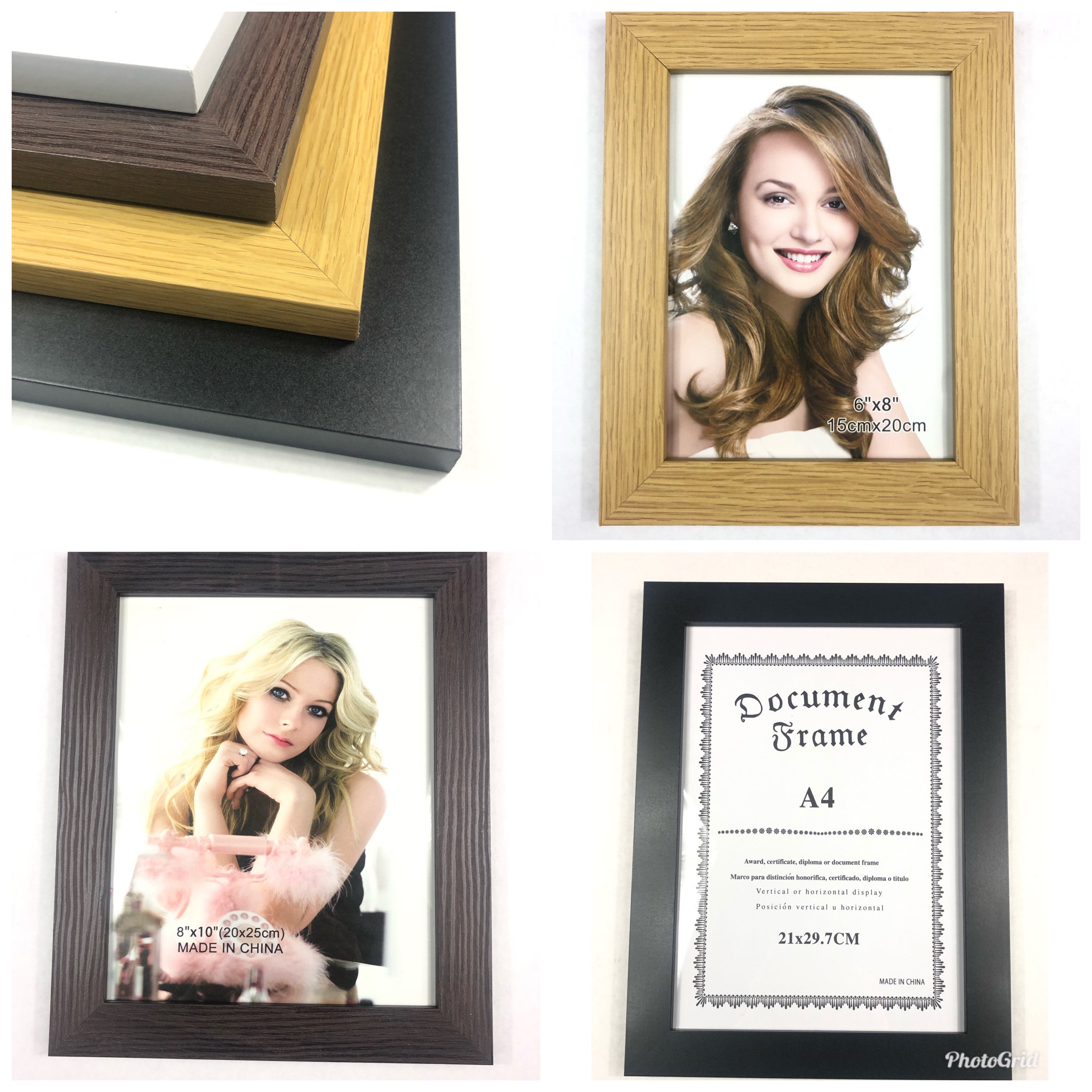 Picture Photo Frames Glass Frame Not Plastic A3 A4 A5 A6 Square 4x6 5x7
