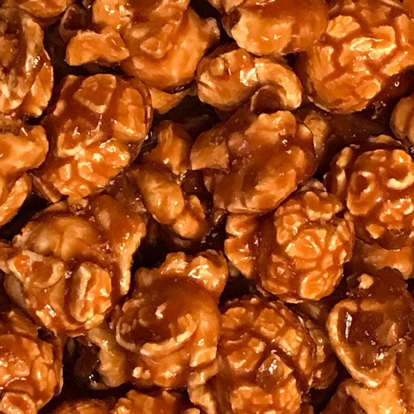 Gourmet Sea Salt Caramel Popcorn - Handmade in Small Batches