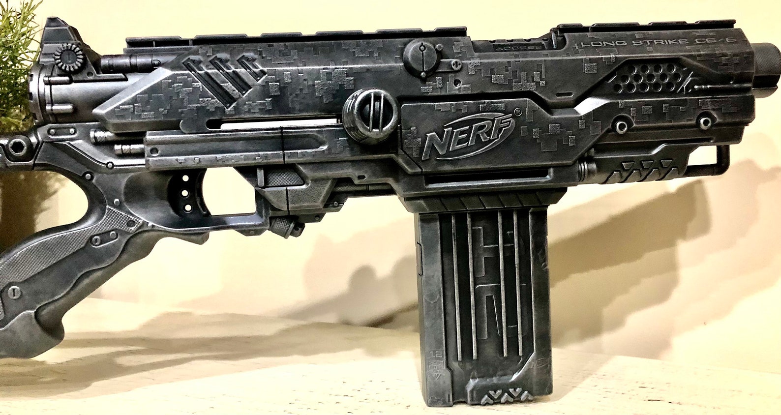 Nerf Nstrike Longstrike CS6 Custom Blaster Etsy