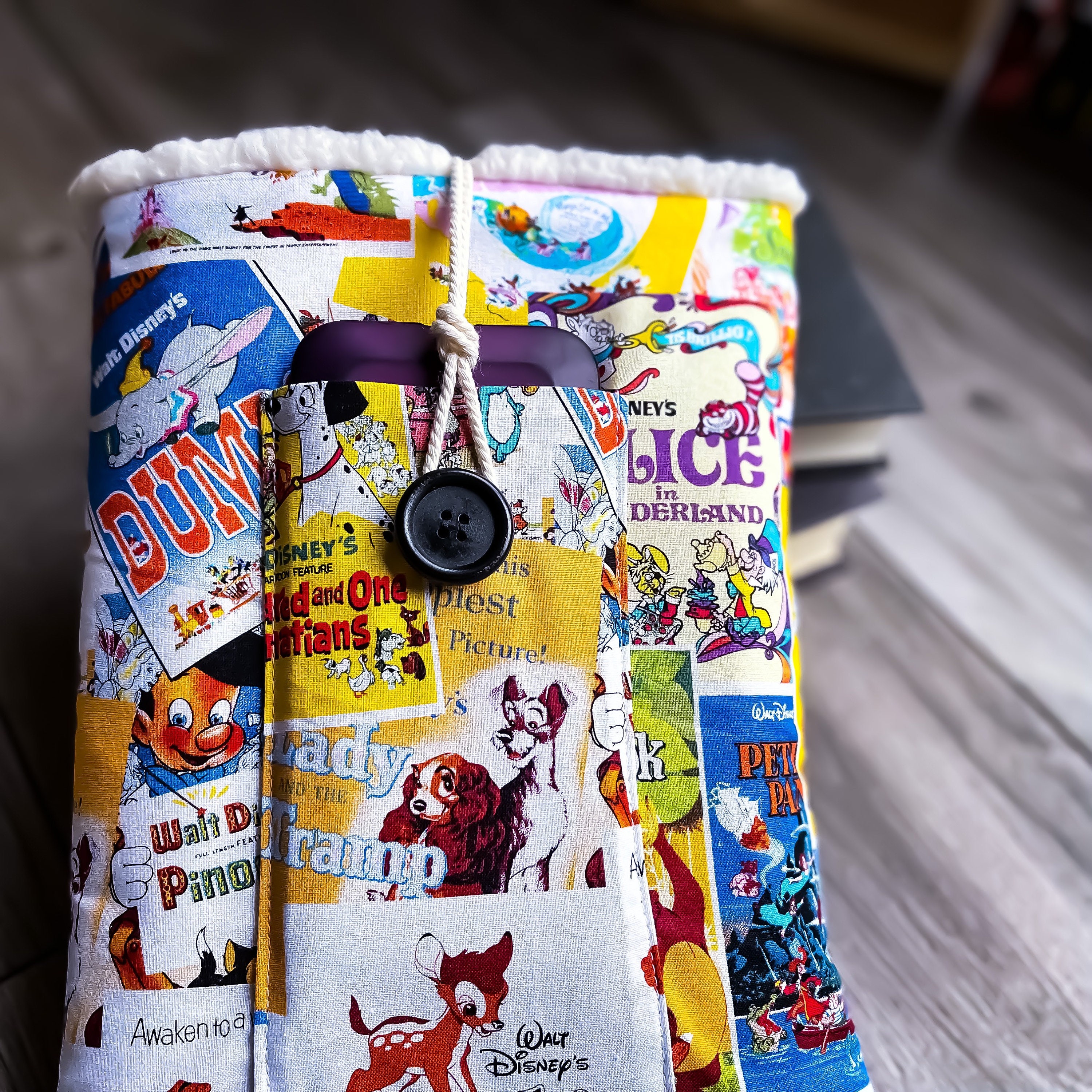 Booksleeve Disney Love Stories Snow White Bambi Cinderella 101 Dalmatian Robin Hood Aristocat Lady Tramp Sleeping Beauty Bookish Lovers Gift