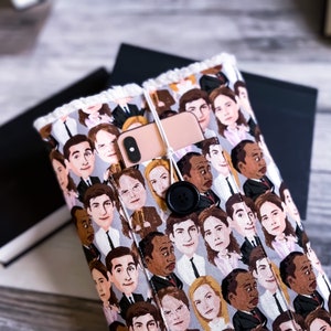Book Sleeve Pocket Strap Closure The Office Dunder Mifflin Michael Scott Jim Halpert Pam Beesley Stanley Hudson Dwight Schrute Angela Martin