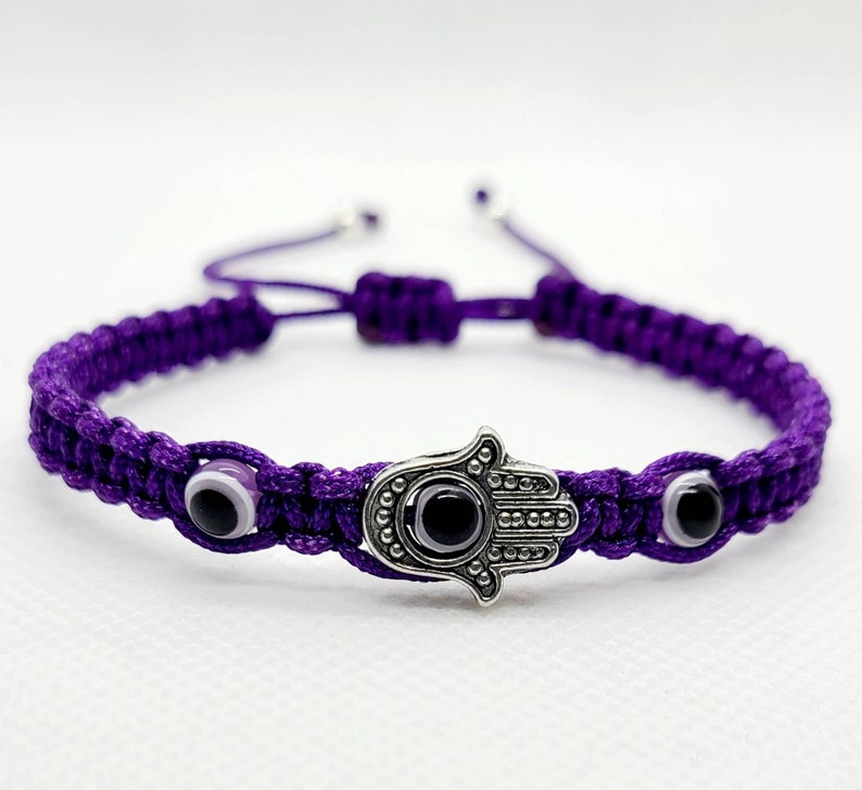 Hamsa hand evil eye bracelet Mano de fatima