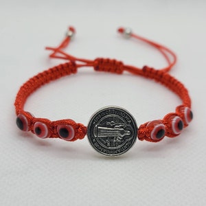 Pulcera De San Benito Protector/ Evil Eye St Benedict bracelet