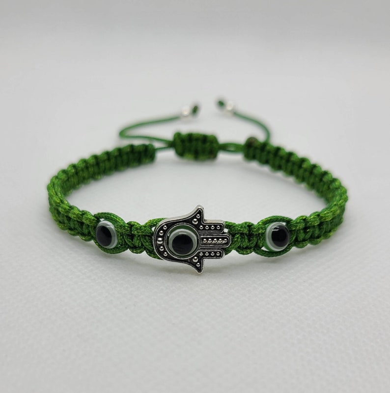 Hamsa hand evil eye bracelet Mano de fatima