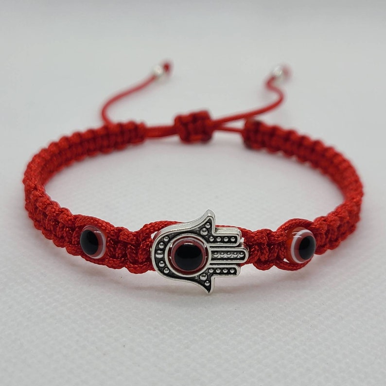Hamsa hand evil eye bracelet Mano de fatima