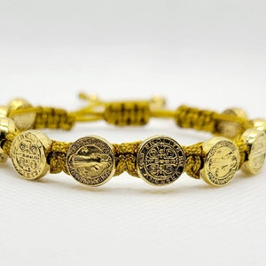 St Benedict Rosary bracelet / pulcera estilo rosario de san Benito