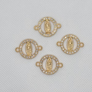 10pcs Saint Crystal Rhinestone Connectors