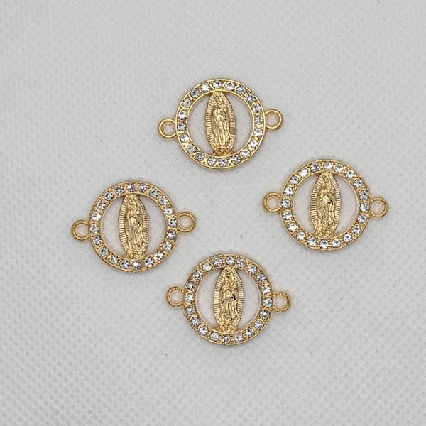 10pcs Saint Crystal Rhinestone Connectors