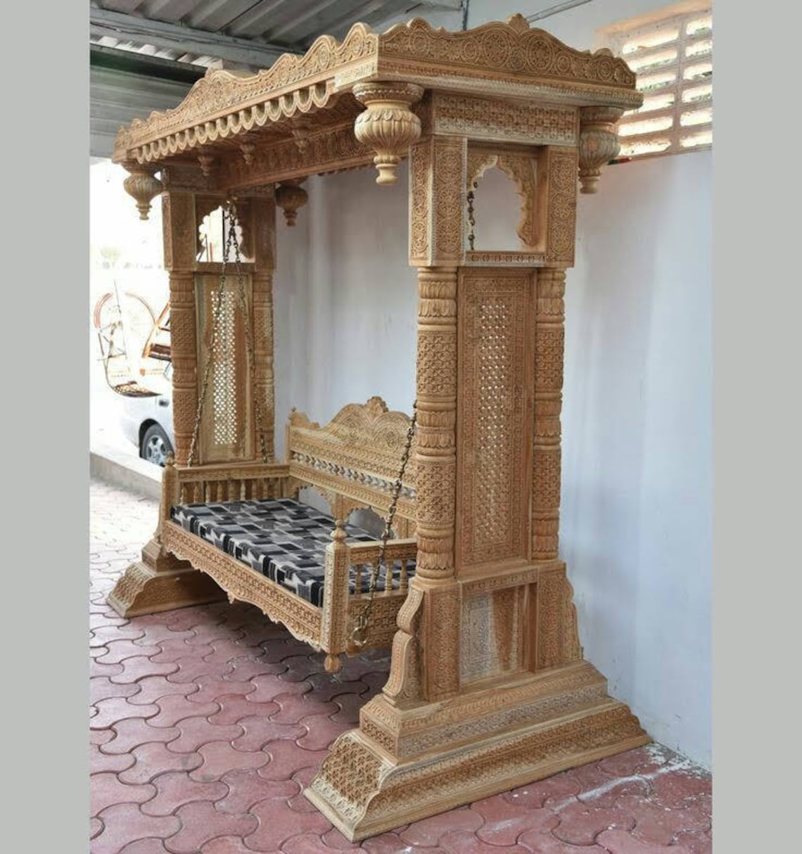 Wooden Jhula for Home Etsy