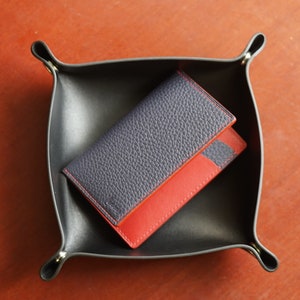 Mini wallet, eather cardholder, calfskin cardholder, compact wallet, minimalist card wallet, slim leather wallet, front pocket wallet LEACUS