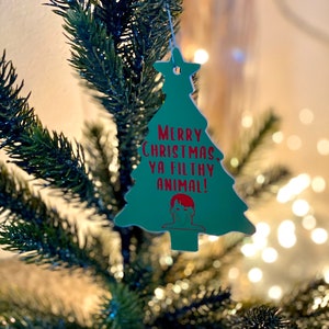 Funny Christmas Ornaments | Acrylic | Christmas Vacation - Home Alone - Elf - The Santa Clause