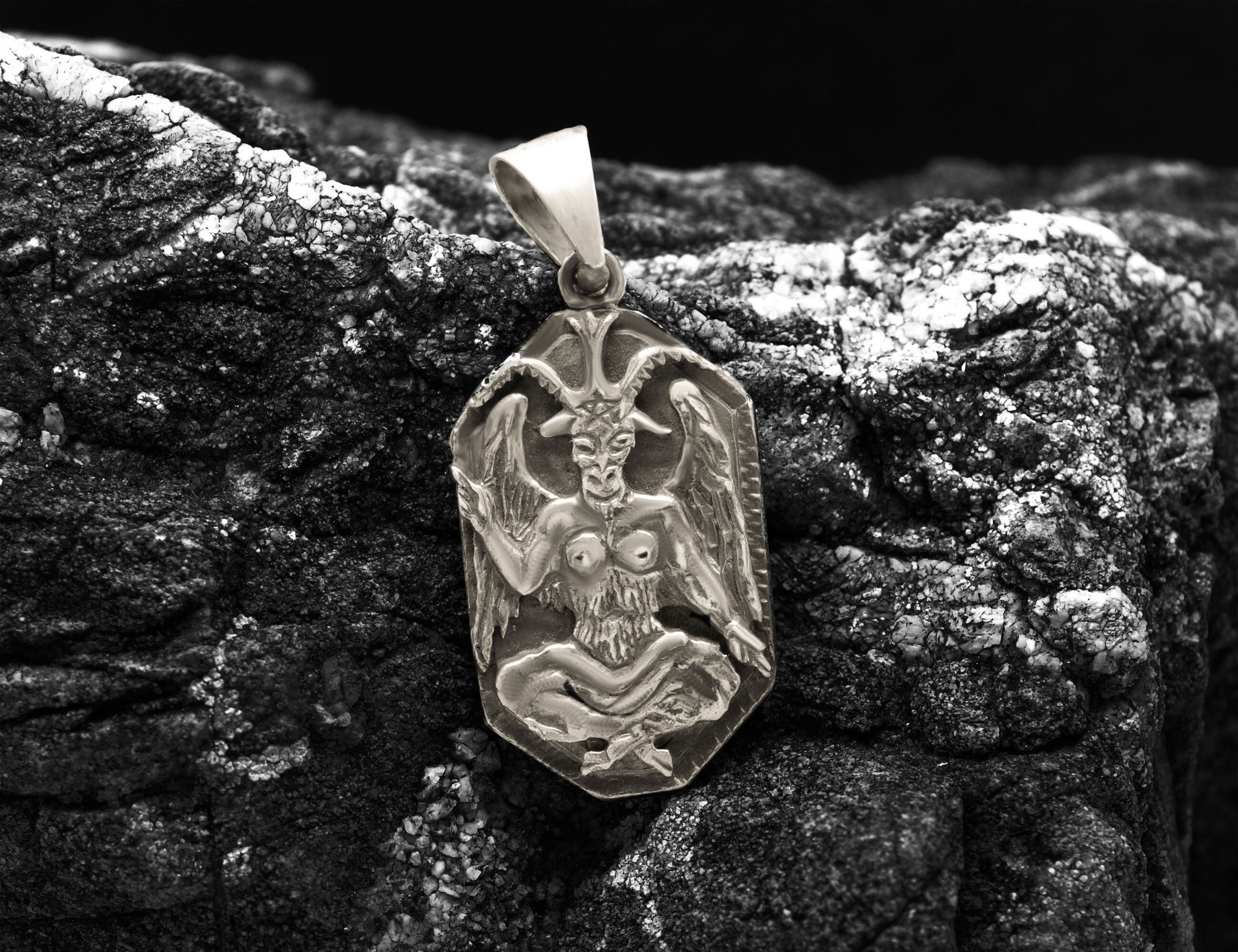 Baphomet Necklace Baphomet Pendant 