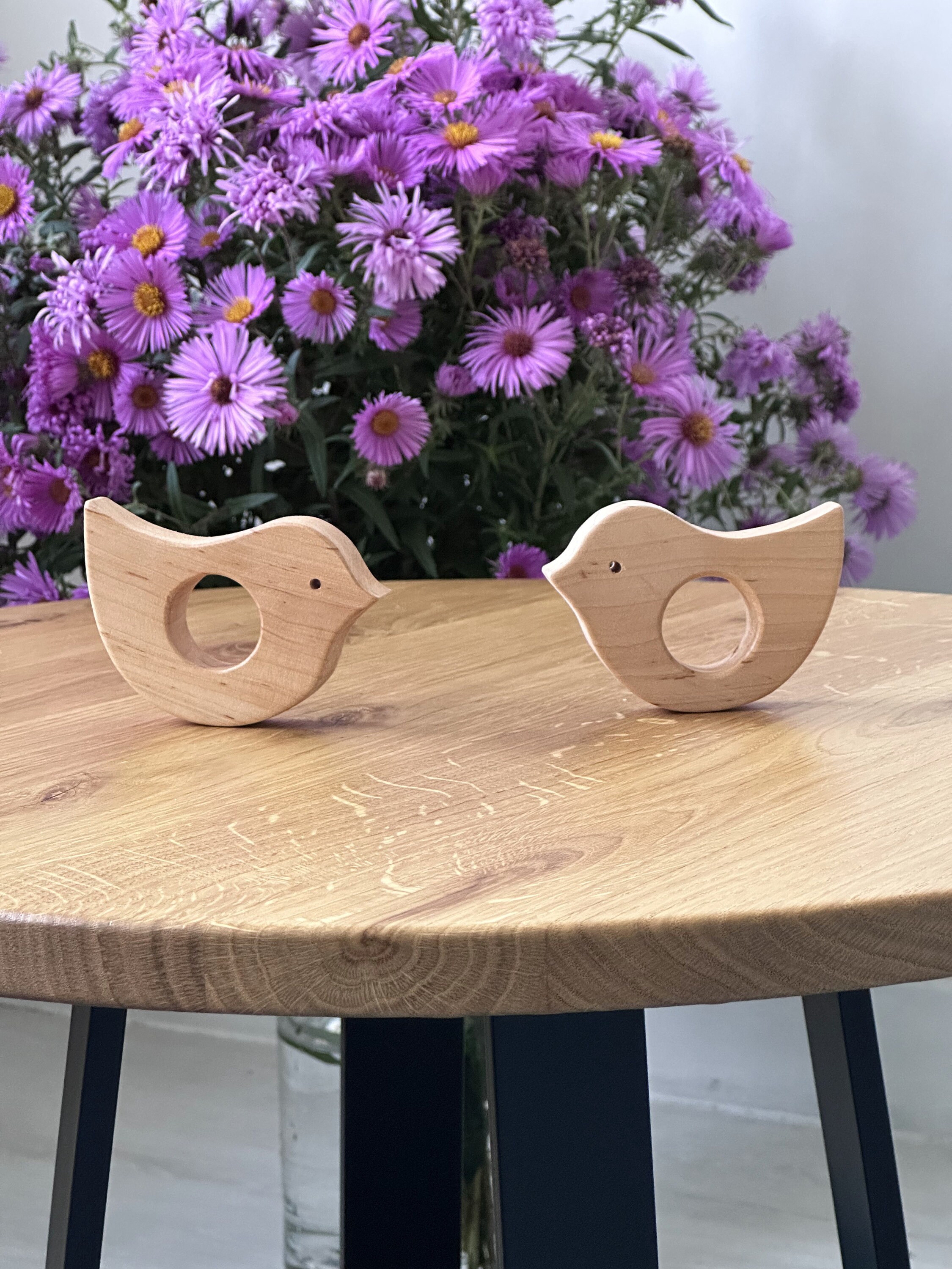 Handcrafted Wooden Bird Napkin Rings set of 2 Rustic Bird Etsy