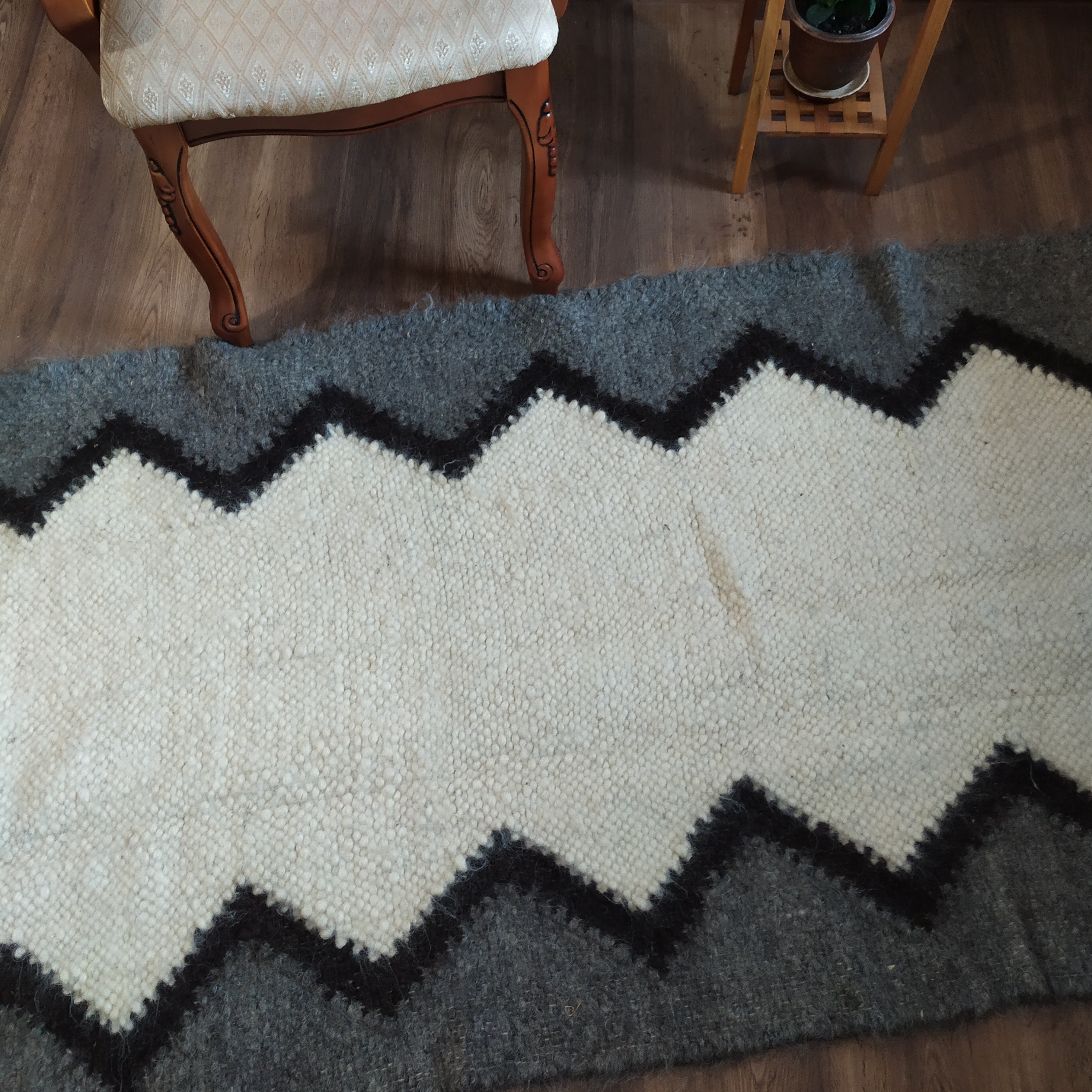 Dark Grey Wool Blanket Throw Queen Size Bedspread 'grey Etsy Australia