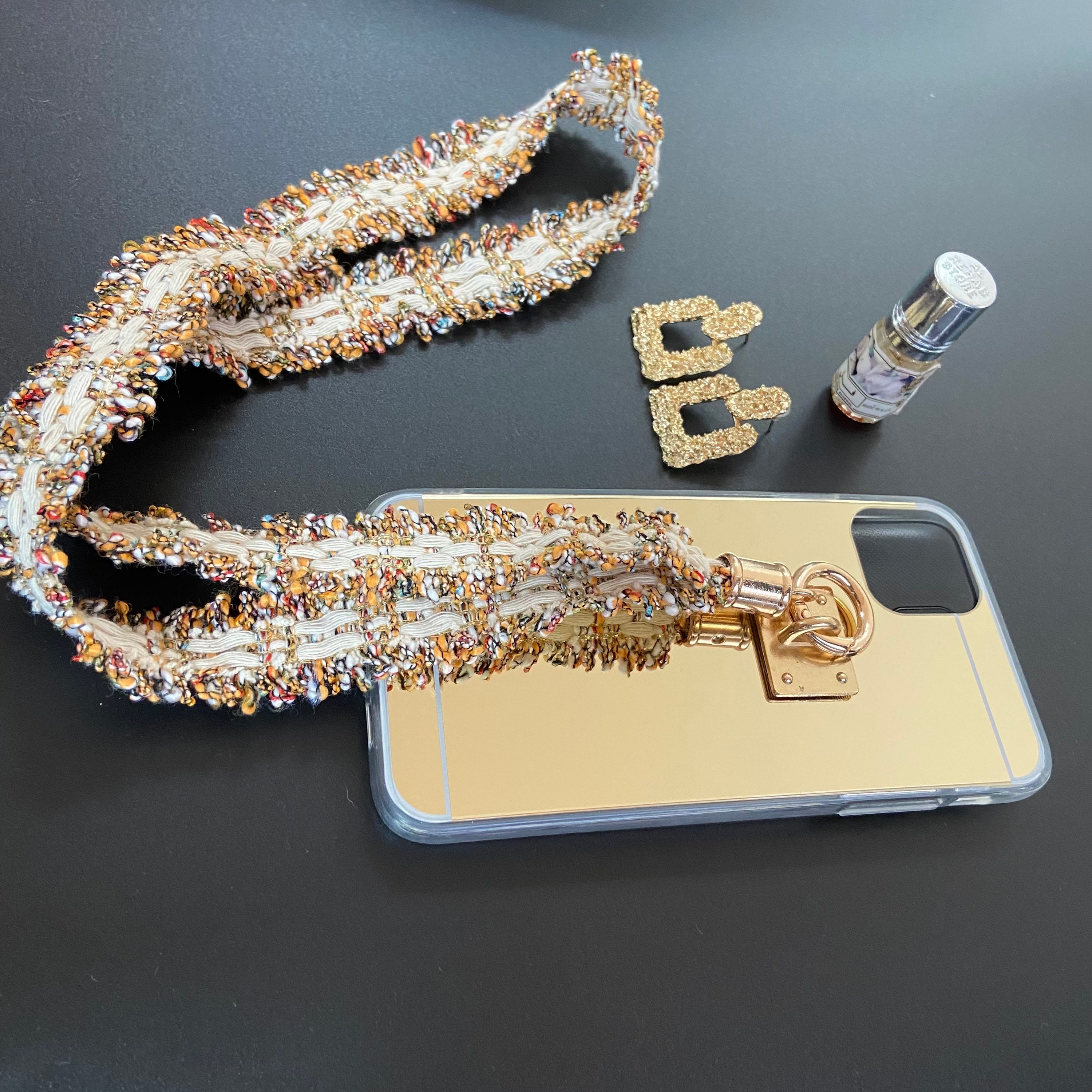 Luxury Bling Make-up Mirror iPhone Case With Multi Colourful 