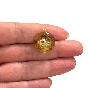 Hand Made Murano Glass Charm With 24Kt Gold Plated Pin