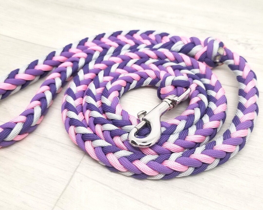 Braided Dog Leash 4ft Dog Lead Pet Leashes Paracord Leads Etsy