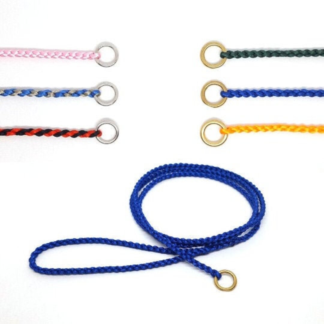 Customised Dog Show Leads Dog Slip Lead Dog Show Leash Etsy