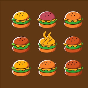 Hamburger svg, hamburger clipart, hamburger cricut, hamburger png, hamburger svg, hamburger silhouet, instant download