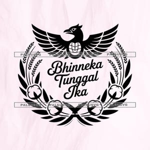 Garuda Pancasila SVG, Indonesian Emblem, Unity in Diversity (Digital Download)