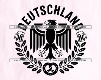 German Eagle SVG | Deutschland Emblem, Pride Design (Digital Download)