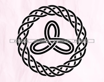 Celtic Knot SVG, Triquetra, Trinity Knot Clipart (Digital Download)
