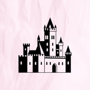 Castle svg, Castle vector, Castle cricut, Castle clipart, Castle silhouette, Castle cut file, Castle png, instant download