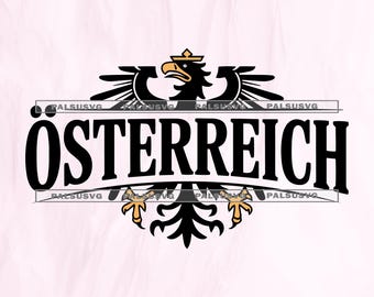 Österreichischer Adler SVG, Österreich Wappen, Wien Souvenir (Digitaler Download)