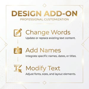 Personalized SVG design service, text change add on for Cricut and Silhouette vector cut files