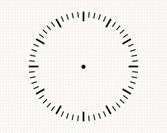Uhr Gesicht svg cricut Clipart