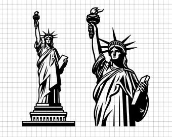 Statue of Liberty svg, Statue of Liberty png, Liberty svg, cricut, vector, png, instant download