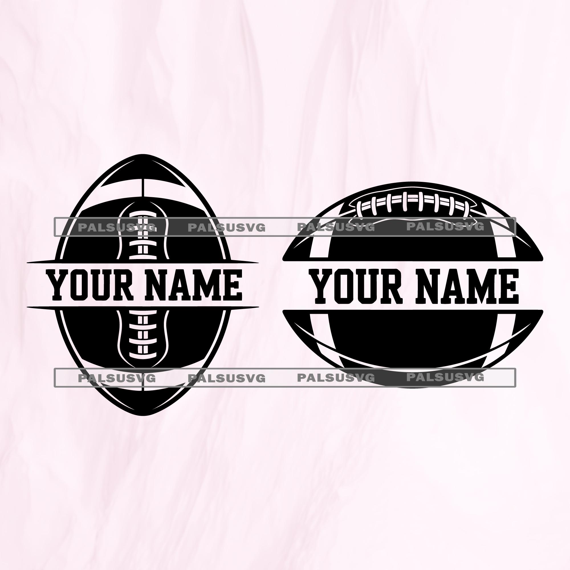 Football Monogram SVG Bundle, Custom Team Name PNG (digital Download ...