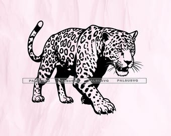Jaguar Design Cut Files for Cricut & Silhouette | SVG, EPS, Dxf, PNG | Instant Download